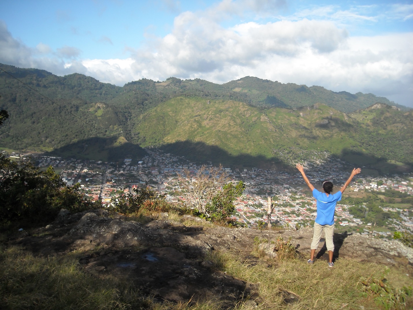 Top of Pena de la Cruz in Nicaragua 