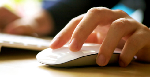 A computer mouse